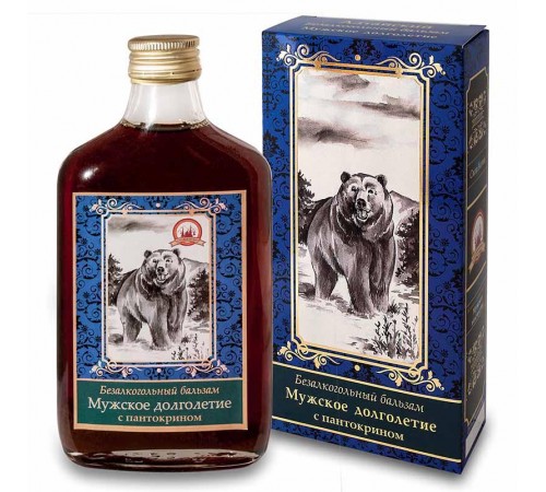 Бальзам Мужское долголетие с пантокрином, 250 мл