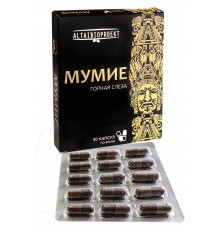 Мумиё натуральное алтайское Горная Слеза, 30 капсул