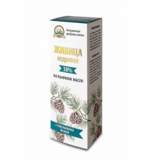 Живица кедровая на льняном масле с лапчаткой белой, 100 мл