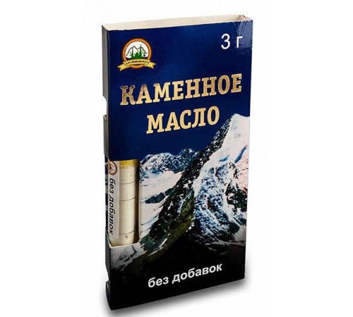 Каменное масло без добавок, 3 г