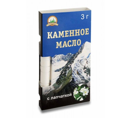 Каменное масло с лапчаткой, 3 г