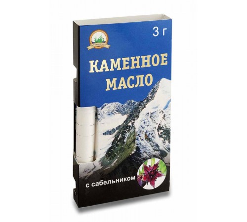 Каменное масло с сабельником, 3 г