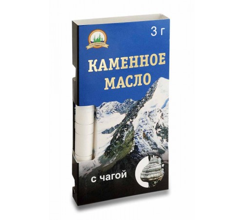 Каменное масло с чагой, 3 г