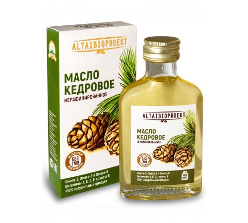 Масло кедровое, 100 мл