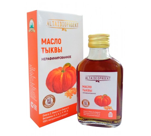 Масло тыквенное, 100 мл