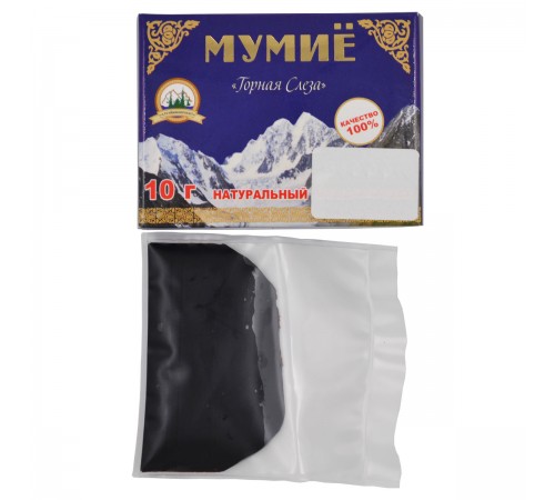 Мумиё натуральное алтайское Горная Слеза, 10 г