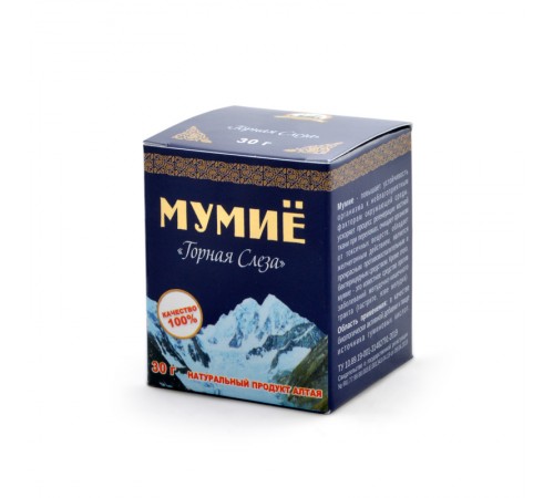 Мумиё натуральное алтайское Горная Слеза, 30 г
