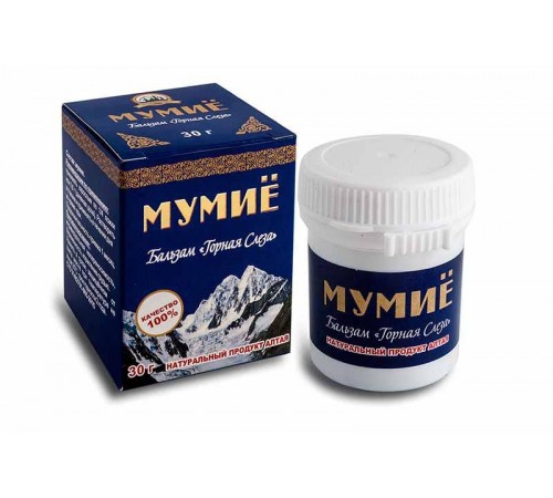 Мумиё натуральное алтайское Горная Слеза, 30 г