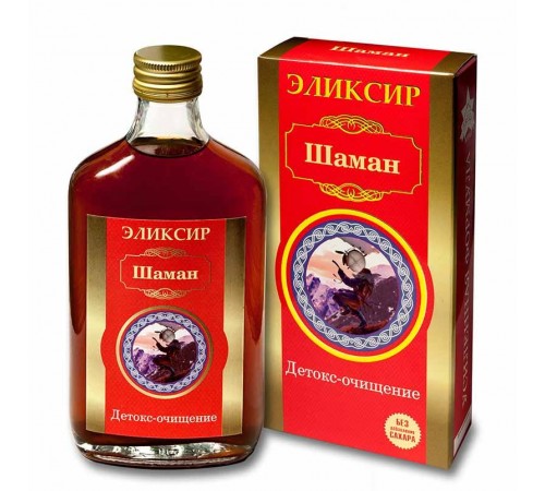 Эликсир на фруктозе Шаман Детокс-очищение, 250 мл