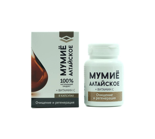 Мумиё алтайское, 30 капсул. Курс на 10 дней. Натурведъ 4