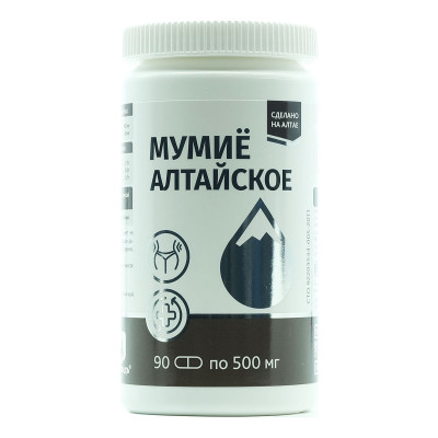 Мумиё алтайское, 90 капсул. Курс на 1 месяц. Натурведъ 4