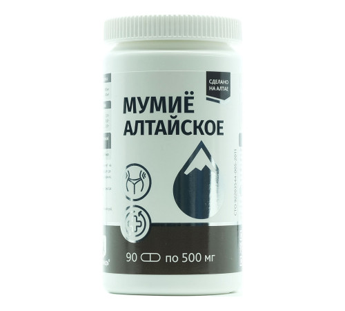 Мумиё алтайское, 90 капсул. Курс на 1 месяц. Натурведъ 4