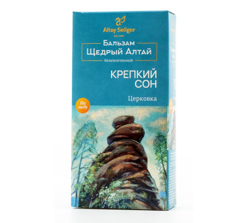 Бальзам Щедрый Алтай Крепкий сон Церковка, 250 мл