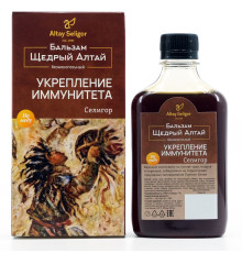 Бальзам Щедрый Алтай Селигор Укрепление иммунитета, 250 мл