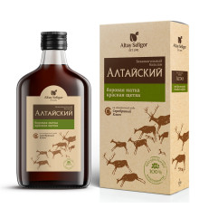 Бальзам Алтайский с боровой маткой и красной щеткой, стекло 250 мл