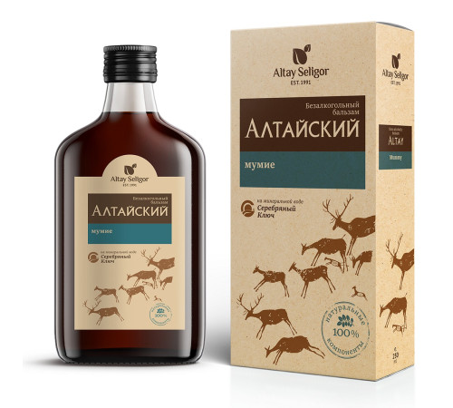 Бальзам Алтайский с мумие, стекло 250 мл