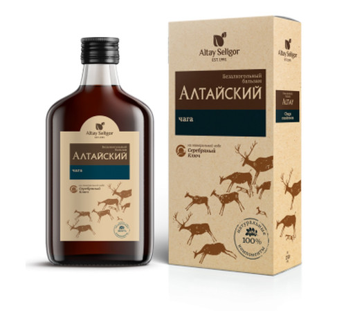 Бальзам Алтайский с чагой, стекло 250 мл