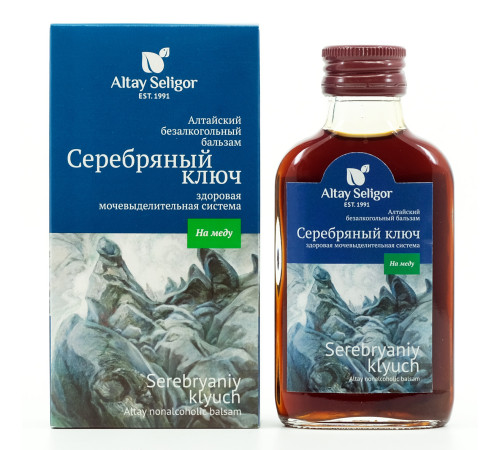 Бальзам Щедрый Алтай Серебряный ключ Здоровая мочевыделительная система, стекло 100 мл