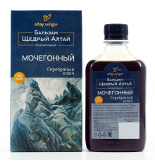 Бальзам Щедрый Алтай Мочегонный Серебряный ключ, 250 мл