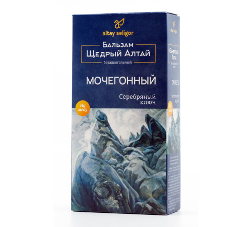 Бальзам Щедрый Алтай Мочегонный Серебряный ключ, 250 мл