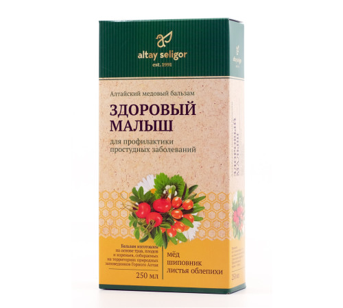 Алтайский медовый бальзам Здоровый малыш, 250 мл