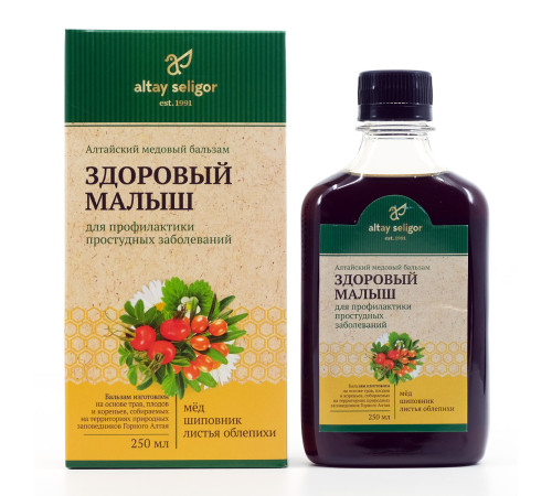 Алтайский медовый бальзам Здоровый малыш, 250 мл