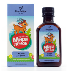 Сироп Для зрения с соком черноплодной рябины Алтайский Маралёнок, 200 мл