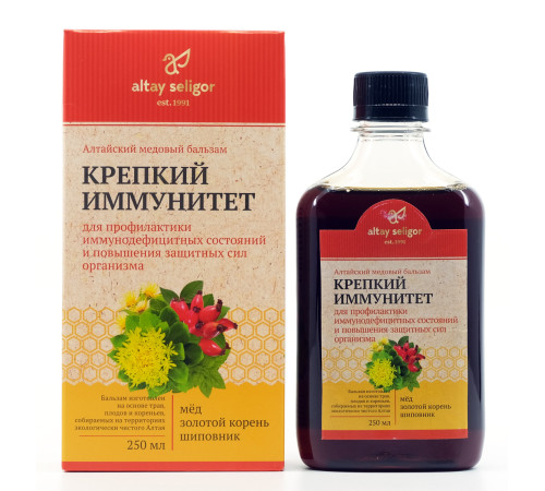 Алтайский медовый бальзам Крепкий иммунитет, 250 мл