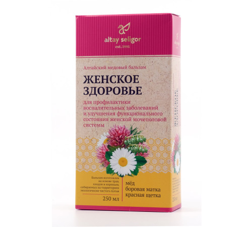 Алтайский медовый бальзам Женское здоровье, 250 мл