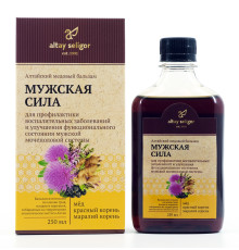 Алтайский медовый бальзам Мужская сила, 250 мл