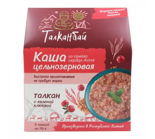 Талкан с вяленой клюквой, 350 г