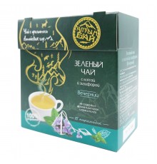 Чай зелёный с мятой и зизифорой Вечерний, 15 пирамидок