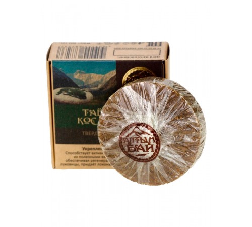 Твёрдый шампунь с мумиё для укрепления и роста волос, 60 г