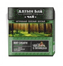 Чайный напиток тонизирующий Мир Сибири, 15 пирамидок