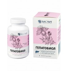 Гепатобиол с семенами расторопши и экстрактом овса, 190 капсул