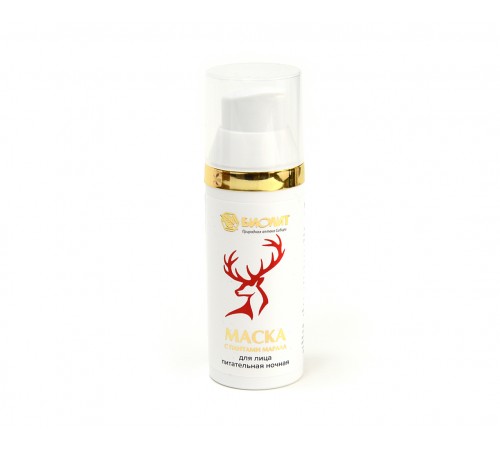 Маска с пантами марала для лица питательная ночная, 50 мл