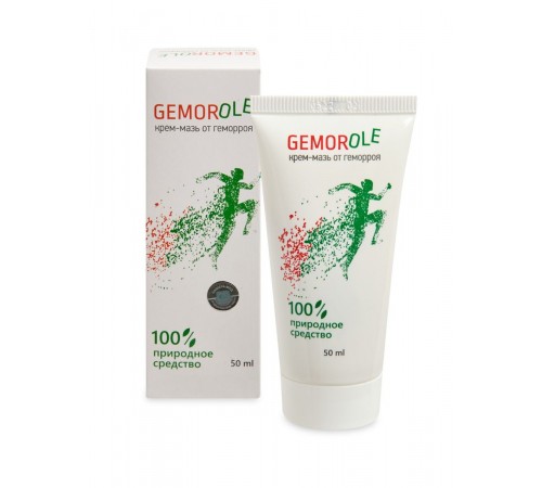 Gemorole крем-мазь от геморроя, 50 мл