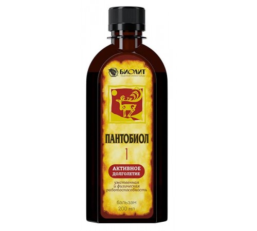 Пантобиол-1 – бальзам для умственной активности, 200 мл