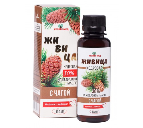 Живица кедровая с чагой, 100 мл