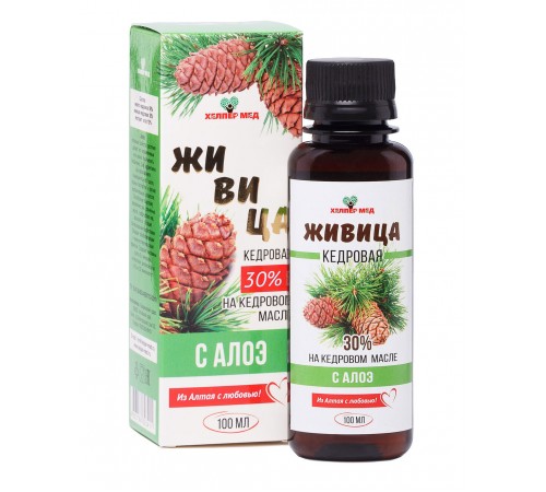Живица кедровая с алоэ, 100 мл