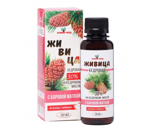 Живица кедровая с боровой маткой, 100 мл