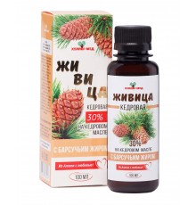 Живица кедровая с барсучьим жиром, 100 мл