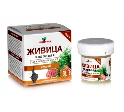 Живица кедровая с чагой, капсулы 30 шт.