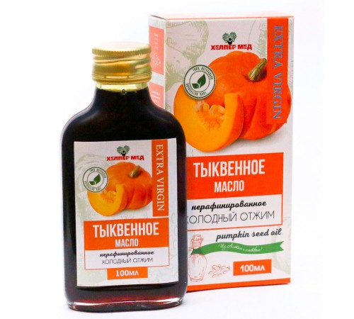 Масло тыквенное (семян тыквы), 100 мл