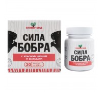 Сила бобра с красной щёткой и шатавари, 30 капсул