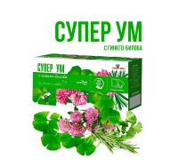Травяной сбор Супер ум с гинкго-билоба, 20 ф/п