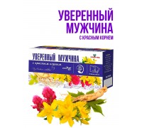 Травяной сбор Уверенный мужчина с красным корнем, 20 ф/п