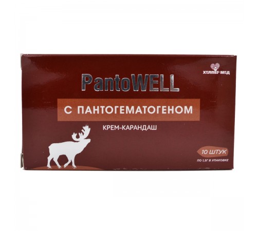 Свечи PantoWELL с пантогематогеном, 10 шт.