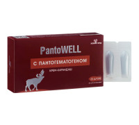 Свечи PantoWELL с пантогематогеном, 10 шт.