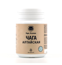 Чага алтайская Кум Алтая, 60 капсул по 500 мг